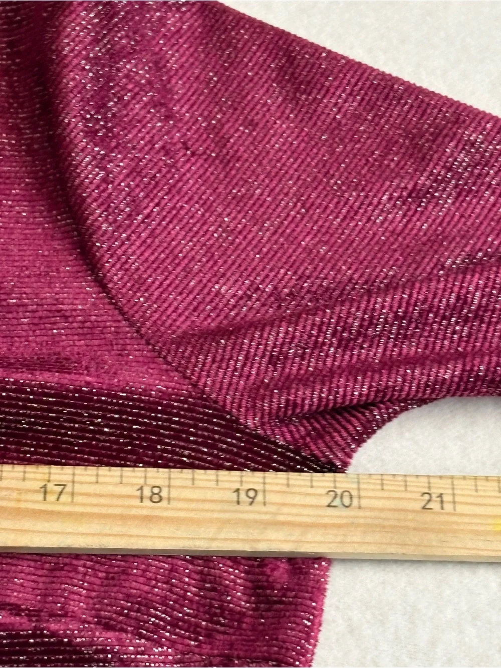 Michael Kors Shimmering Magenta Long-Sleeve Shift Dress